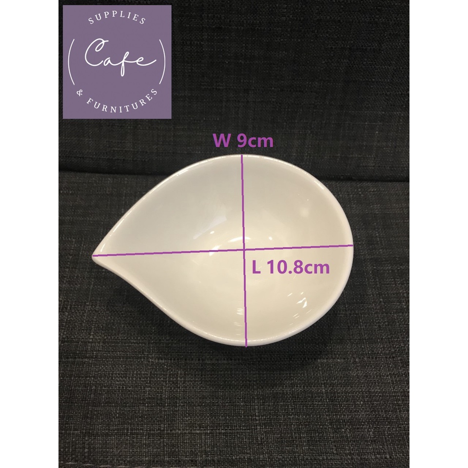 จานซอส H3.7cm x W9cm x L10.8cm*