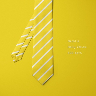 Gaiser Necktie Daily Yellow