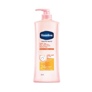 ว๊าว🍟 วาสลีน โลชั่น เฮลธี้ ไวท์ SPF 24 PA++ ขนาด 350 มล. Vaseline Lotion SPF24 350 ml