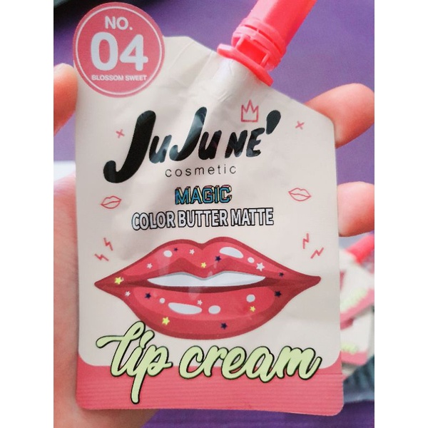 ลิป JuJune No.4 สีBLOSSOM SWEET