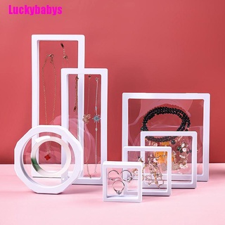 (Luckybabys) กล่องฟิล์มกันฝุ่น สําหรับเก็บเข็มกลัด เครื่องประดับ