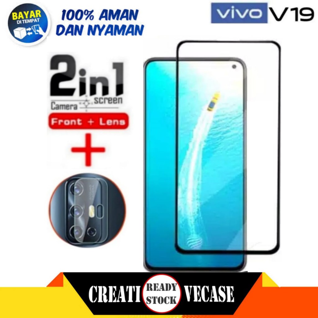 กระจกนิรภัย Vivo V19 2020 กระจกกันรอย Vivo V19