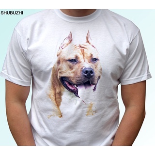 เสื้อยืด คอกลม พิมพ์ลาย Staffordshire Terrier Amemaise สไตล์อเมริกัน สําหรับเด็กผู้ชาย ผู้หญิง sbz8027สามารถปรับแต่งได้