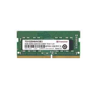 Transcend RAM-Memory DDR4-3200 SO-DIMM 8GB: Premium Grade : รับประกันตลอดอายุการใช้งาน-มีใบกำกับภาษี-TS1GSH64V2B3