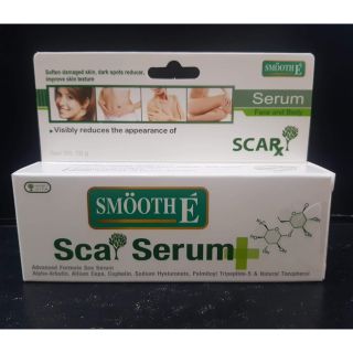 Smooth E Acne Scar Serum 7g เซรั่มลดรอยแผลเป็นด้วยสารสกัดจากธรรมชาติ 5 ชนิด ช่วยลดเลือนให้รอยแผลเป็นต่างๆ ลดเลือนลง