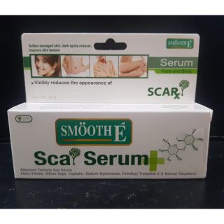 Smooth E Acne Scar Serum 7g เซรั่มลดรอยแผลเป็นด้วยสารสกัดจากธรรมชาติ 5 ชนิด ช่วยลดเลือนให้รอยแผลเป็นต่างๆ ลดเลือนลง