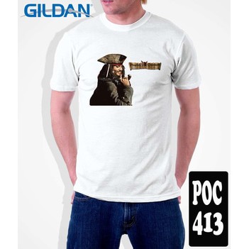 Pirates of The Caribbean Dead Man Tell No Tales Gildan Softstyle เสื้อยืด