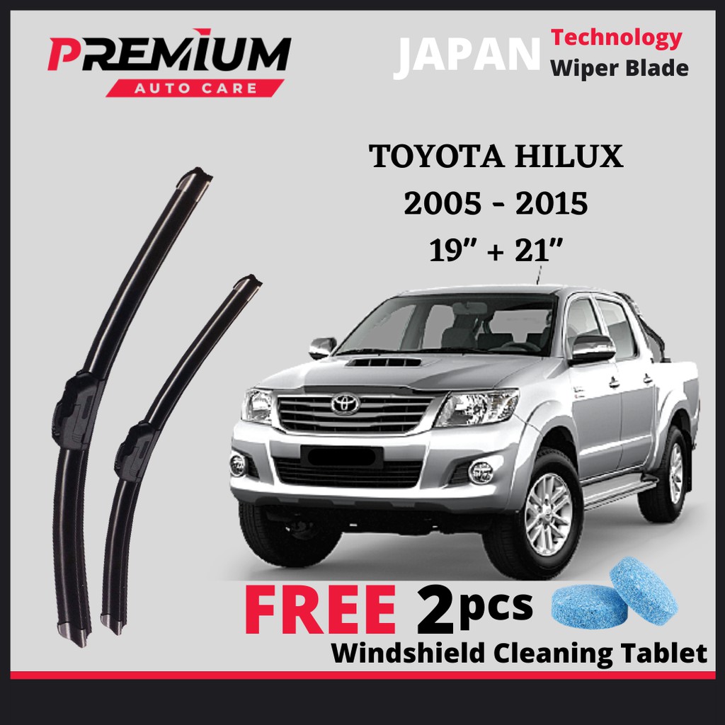 TOYOTA HILUX VIGO [2005-205] PREMIUM WIPER BLADE JAPAN TECHNOLOGY WIPER BLADE WINDSCREEN WIPER