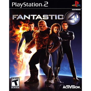 Fantastic 4 PS2 แผ่นเกมส์PS2 เกมเพล2 แผ่นไรท์