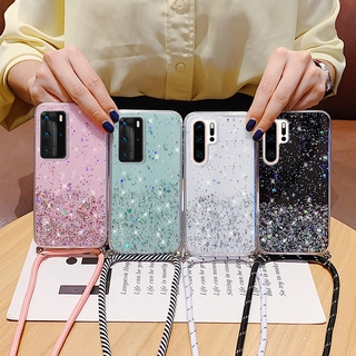 เคสโทรศัพท์มือถือใส TPU แบบนิ่ม ลายเหลื่อม กากเพชร  สําหรับ วีโว่ V19 V17 V17Pro V15Pro V11 V11I V9 V7 V7Plus V5 Plus Y85 Y79 Y75