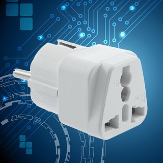 อะแดปเตอร์แปลงปลั๊ก AU US UK to EU AC Power Plug