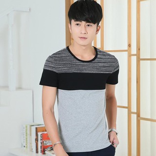 เสื้อยืดผู้ชาย คอกลม แขนสั้น (สีเทา) รหัส MSO2603