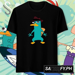 ฟีเนียสและ FERB 1 เสื้อยืดคอกลมผ้าฝ้าย XS ถึง XXL UNISEX ASIA ขนาด 7 สี UQ*