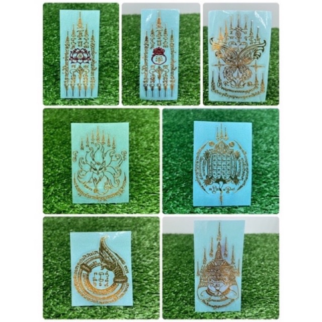 แผ่นทอง สติกเกอร์ ติดเคสโทรศัพท์เสริมฮวงจุ้ย