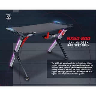 DESK NUBWO E-SPORT (NXGD-800) RGB  โต๊ะ..ประกัน 1ปี ของแท้