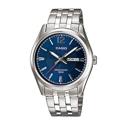 นาฬิกาคาสิโอของแท้ Casio นาฬิกาข้อมือผู้ชาย สายสแตนเลส รุ่น MTP-1335D-2AVDF