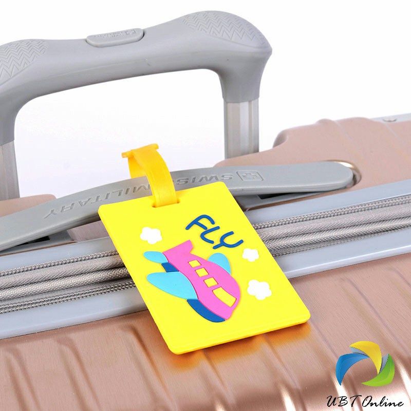 UBT ป้ายห้อยกระเป๋า PVC ป้ายติดกระเป๋าเดินทาง แท็กกระเป๋าเครื่องบิน  luggage tag