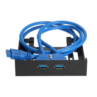 สายเคเบิ้ลUsb 3 . 0 Hub 2 พอร์ตขยาย Bay 20 Pin To Usb 3 . 0 60ซม.