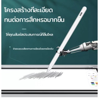 "ปากกาไอแพด วางมือ+แรเงาได้ 10th Gen ปากกาสไตลัส ปากกาทัชสกรีน stylus pen สำหรับApple Pencil stylus สำหรับ iPad Air4