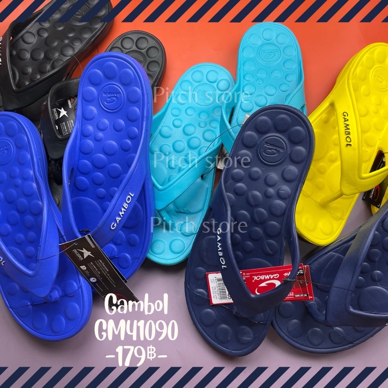 GAMBOL แกมโบล รองเท้าแตะผู้ชาย แบบหนีบ รุ่น GM11438