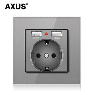 Axus Wall Usb Power Socket Eu Standard Many New Style Panel Bedroom Socket Ac