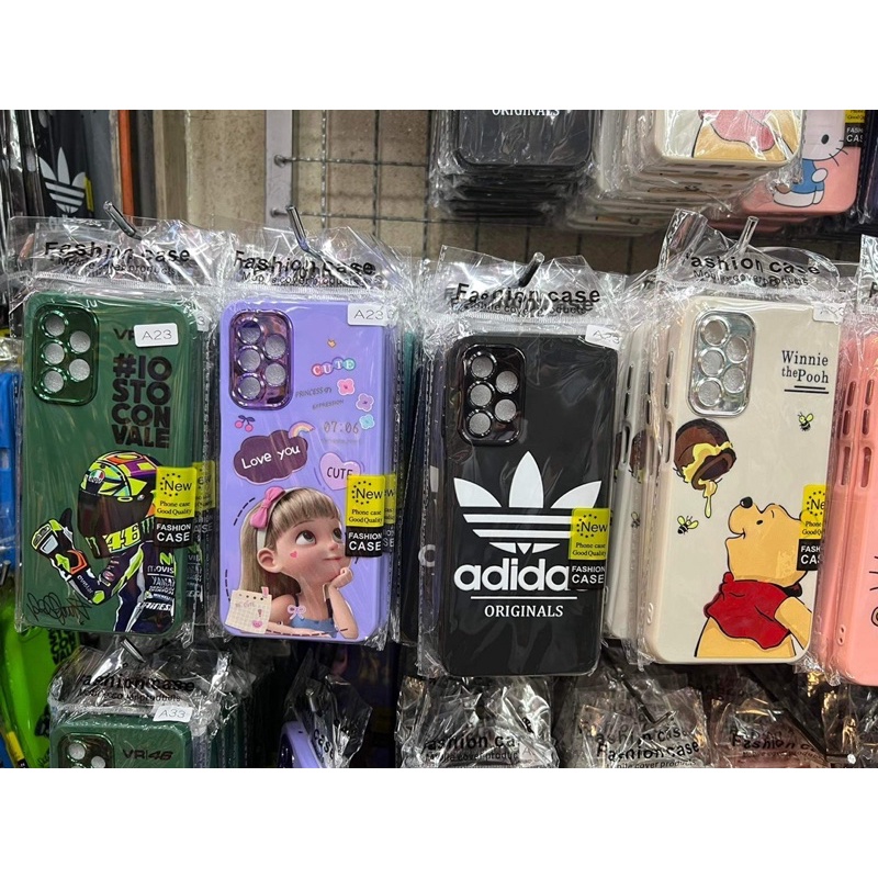 🥞 Case Samsung A23 J4+ J7 A10 A51 A71 กำมะหยี่ขอบโครเมี่ยม ลายการ์ตูน สินค้าส่งจากไทย มีพร้อมส่ง #Sa