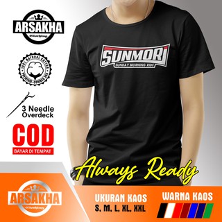 เสื้อยืด พิมพ์ลาย Sunmori Sunday Morning RIde Distro - Arsakha สําหรับยานยนต์