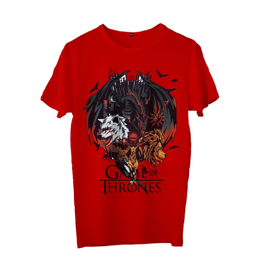 ย้อนยุคDearyouindonesia - game of thrones v2 เสื้อยืด ผ้าฝ้าย แขนสั้น พิมพ์ลาย 30sS-5XL