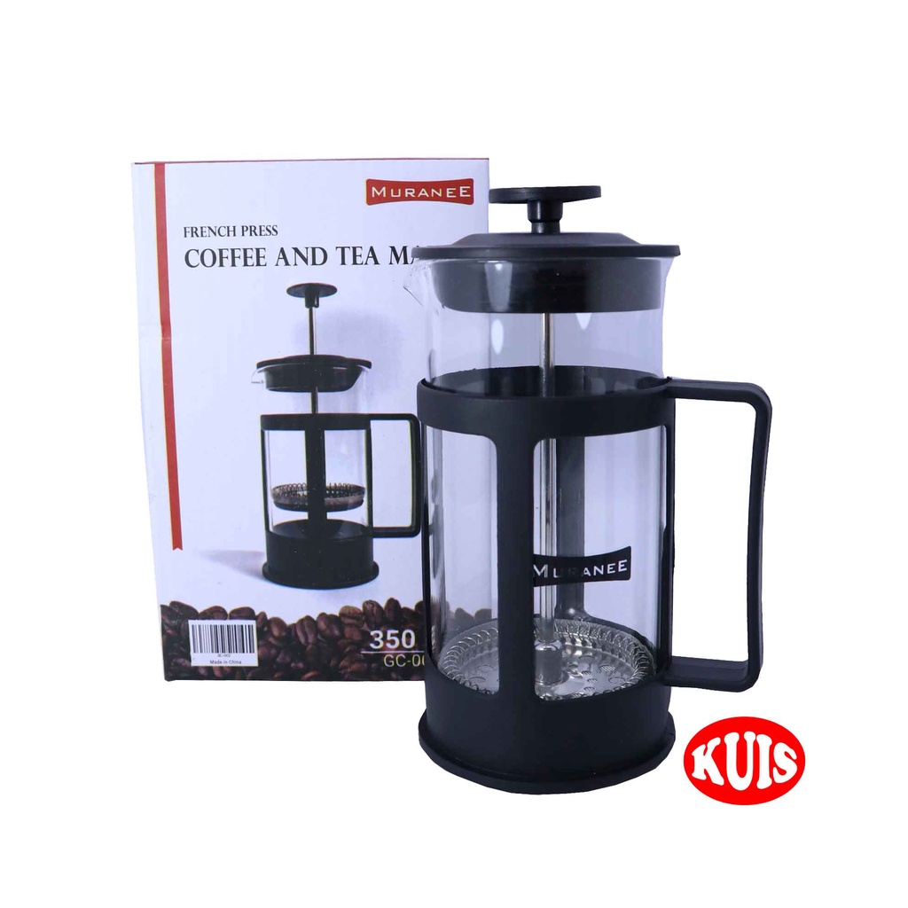 French Press Coffee Plunger Glass 350 ml GC-002