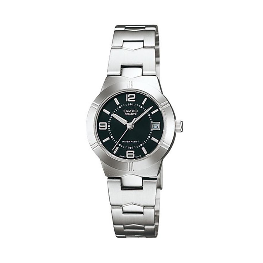 Casio Standard นาฬิกาข้อมือผู้หญิง สายสแตนเลส รุ่น LTP-1241,LTP-1241D,LTP-1241D-1A (CMG) - สีเงิน
