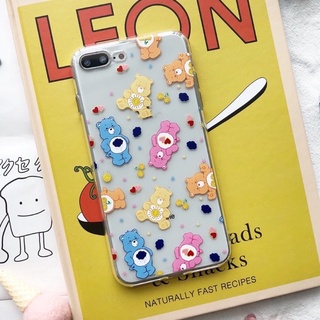 Case iPhone แคร์แบร์ Care Bears ใส พร้อมส่ง!!!🇹🇭