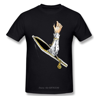 ROUND คอลูกเรือเสื้อยืดคอกลม ผ้าฝ้าย พิมพ์ลาย Jojo Bizarre Adventure s Buccellati Take You Pure s สไตล์ฮาราจูกุ สําหรับผ