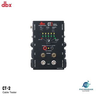 DBX CT2 ครื่องทดสอบสายสัญญาณ Cable tester with many common connectors