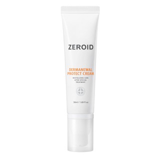 ✨ของขวัญฟรี★ตัวอย่างฟรี✨Zeroid Dermanewal Protect Cream ครีมบำรุงผิว ซึมซาบไว 50 มล.