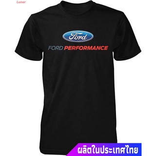 Luner เสื้อยืดกีฬา Ford Performance T-Shirt Mustang GT ST Racing (Front Print) Mens Womens T-shirts