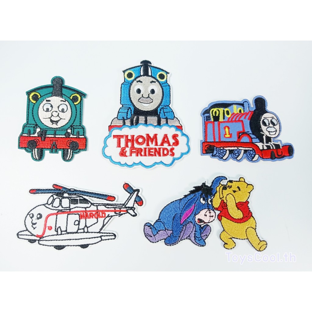 ตัวรีดติดเสื้อ ตัวรีดติดผ้า อาร์มติดเสื้อ ติดแมส ติดกระเป๋า DIY ตัวรีดติดเสื้อผ้า Thomas and Friends