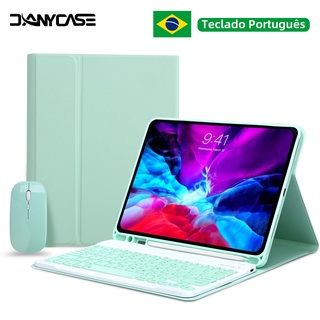 Danycase เคสแท็บเล็ต พร้อมคีย์บอร์ด สําหรับ iPad 2019 2020 10.2 7 8 9th Mini 6 Air 2 3 4 5 10.9 10.5 2021 11 2017 2018 9.7 5 6th