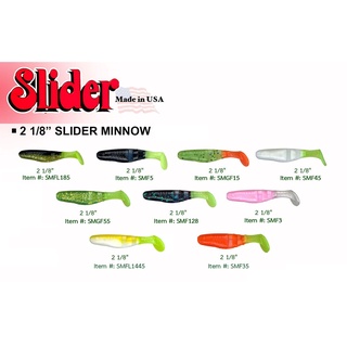 เหยื่อยาง Slider Slider Minnow 2 1/8"