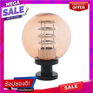 ไฟหัวเสา CARINI HL801-250SK สีดำ ไฟหัวเสา POST MOUNTED LAMP HL801-250SK BLACK