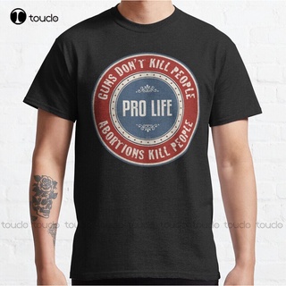 เสื้อยืดโอเวอร์ไซส์เสื้อยืด พิมพ์ลายดิจิทัล Abortions Kill People สไตล์คลาสสิก สําหรับผู้ชาย และผู้หญิงS-3XL