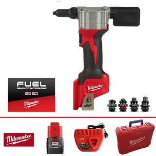 Milwaukee M12BPRT เครื่องยิงหมุดย้ำไร้สาย สีแดง