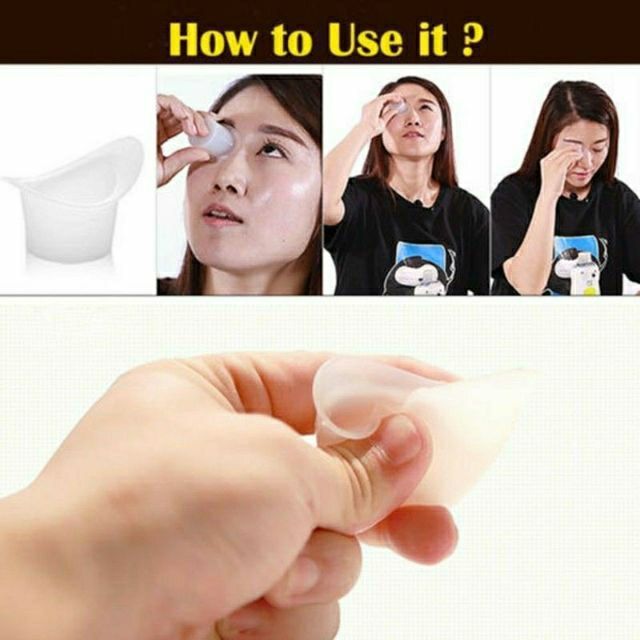 (ส่งเร็วจากไทย) ซิลิโคนล้างตา นิ่มแนบสนิท ที่ล้างตา ที่ครอบตา ที่ทำความสะอาดตา (สินค้าไม่มีแพคเกจค่ะ) ล้างตา ดวงตา ตา