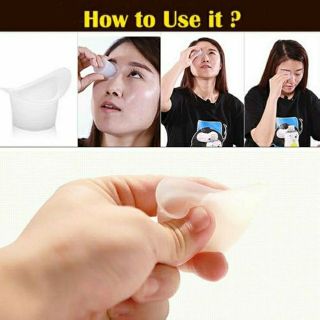 ซิลิโคนล้างตา ที่ทำความสะอาดตา (สินค้าใส่ถุงซิบ ไม่มีแพคเกจค่ะ)