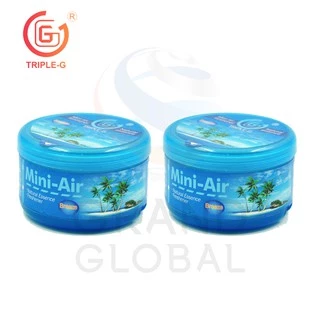 Triple-G air freshener gel น้ำหอม เจล ปรับอากาศ เจลหอม เจลปรับอากาศ ดับกลิ่น อับ ชื้น 75 กรัม ( 12 ชิ้น) น้ำหอมติดรถยนต์