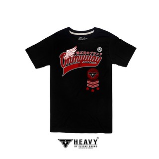 FLYDAY®HEAVY: ลาย ONMYWAY สีดำ (เสื้อยืดคนอ้วน)  N0.3