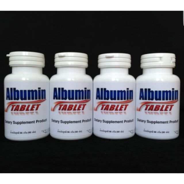 Albumin TABLET  ไข่ขาวชนิดเม็ด สะดวก กินง่าย 1 กระปุก บรรจุ 60 เม็ด