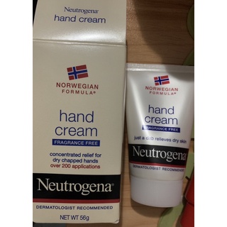 Neutrogena Norwegian Formula Fragrance Free Hand Cream 56 G