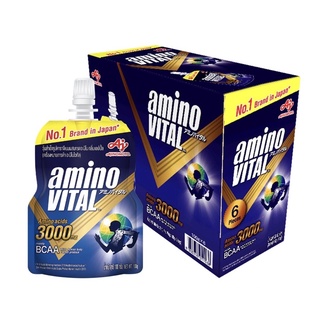 amino VITAL อะมิโน ไวทัล เจลพลังงานผสมกรดอะมิโนพร้อมทาน 100 กรัม แพค 6 ถุง