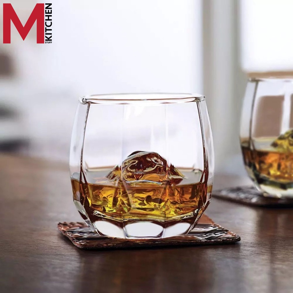 M KITCHEN B22712 OCEAN แก้วน้ำ แก้วเหล้า JUBILEE ROCK 340 ml (A2)