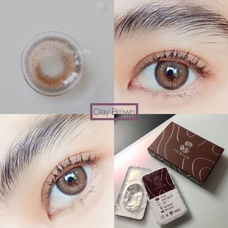 Thalialens สีClay brown คอนเเทคเลนส์รายปี (วัสดุMPC) idollens